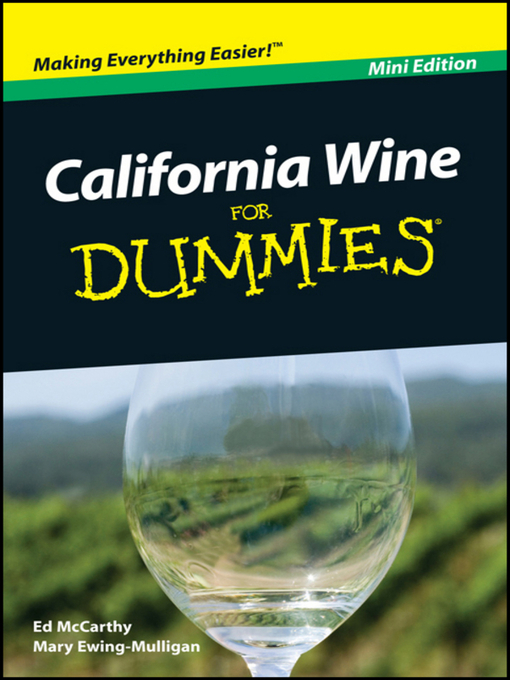 Title details for California Wine For Dummies by Edward McCarthy - Available